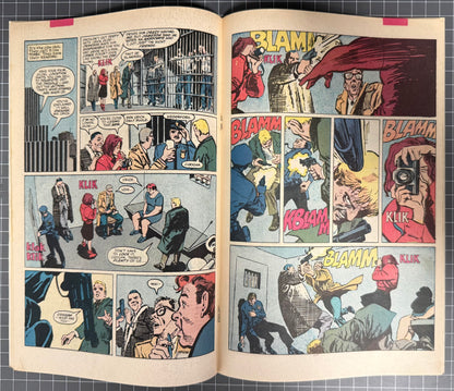 🔑 DAREDEVIL #232 [MARVEL COMICS] DIRECT *1ST APP. NUKE* 1986 FN+
