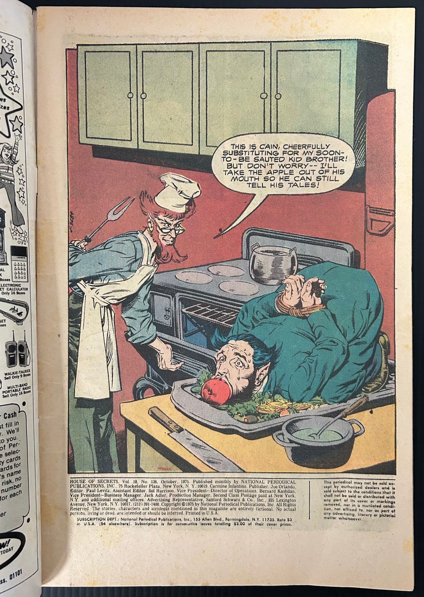 HOUSE OF SECRETS #136 [DC] COMIC 1975 GD/VG