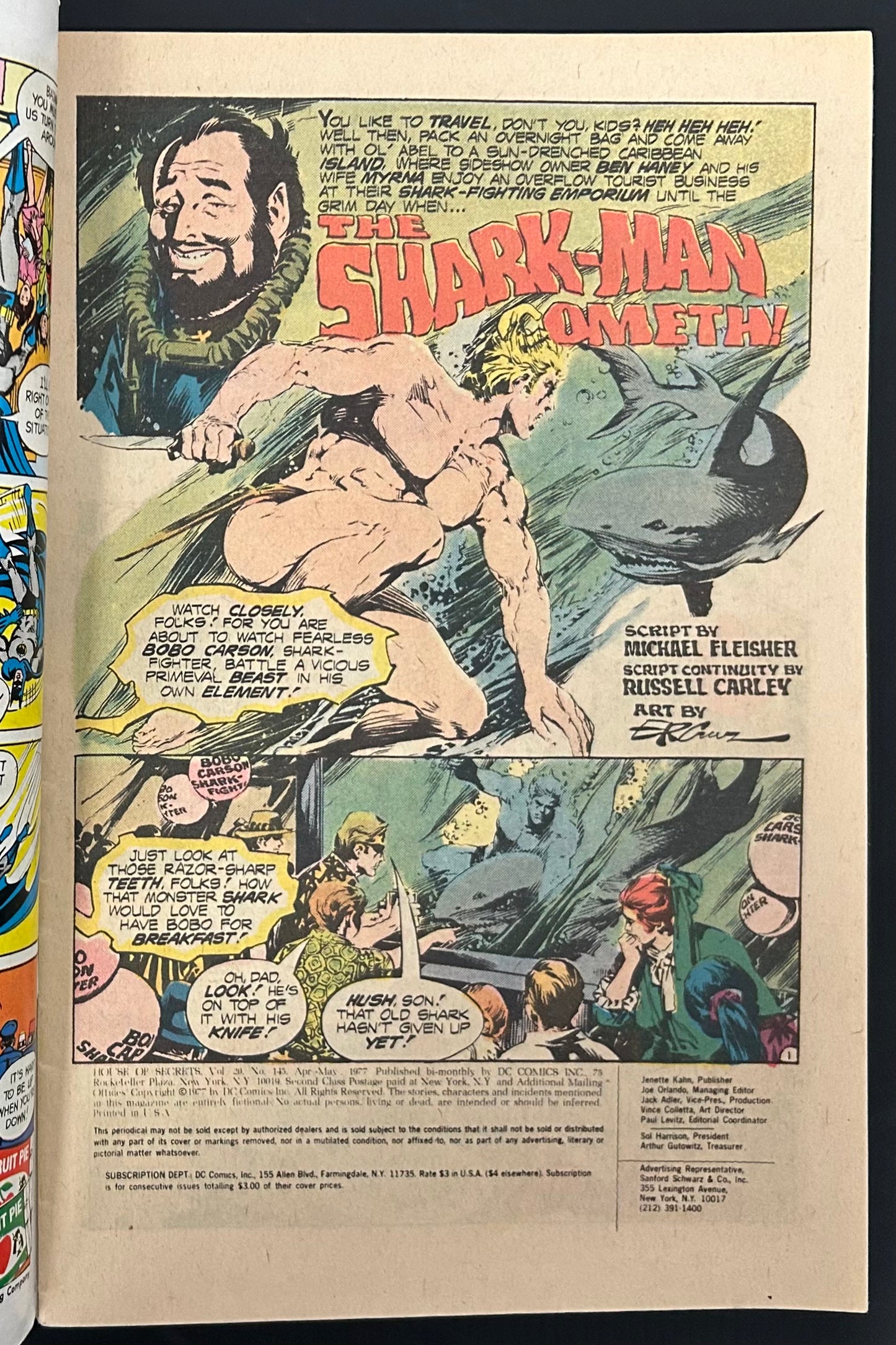 HOUSE OF SECRETS #145 [DC] COMIC 1977 VG