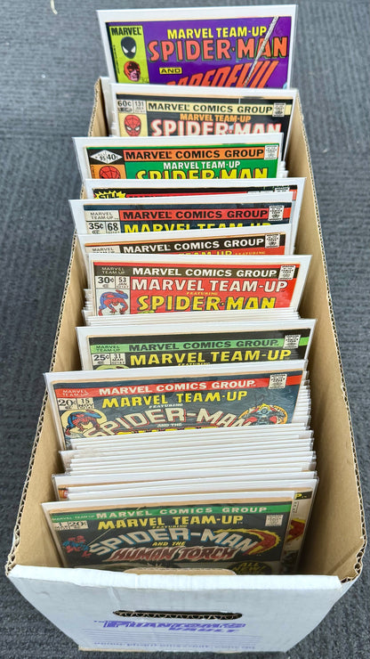 🔑 MARVEL TEAM-UP #1-150 + ANNUALS #1-7 COMPLETE SERIES 1972