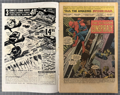 🔑 AMAZING SPIDER-MAN #144 [MARVEL COMICS] *1ST APP. GWEN STACY CLONE* 1975 GD
