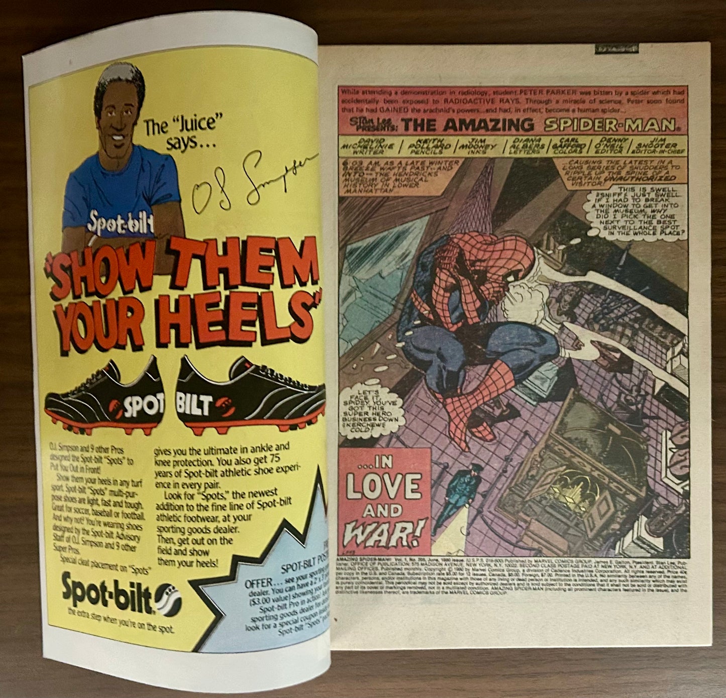 THE AMAZING SPIDER-MAN #205 [MARVEL COMICS] DIRECT 1980 VF+