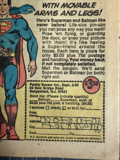 BATMAN #273 [DC COMICS] *UNDERWORLD OLYMPICS '76* 1976 GD+
