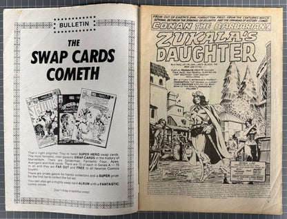 CONAN THE BARBARIAN #4 + POSTER [NEWTON COMICS] AUSTRALIAN MARVEL 1975