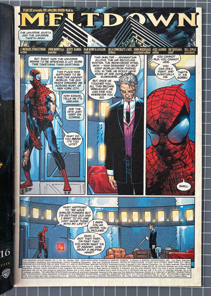 THE AMAZING SPIDER-MAN #34 (#475) [MARVEL COMICS] DIRECT 2001 VG/FN