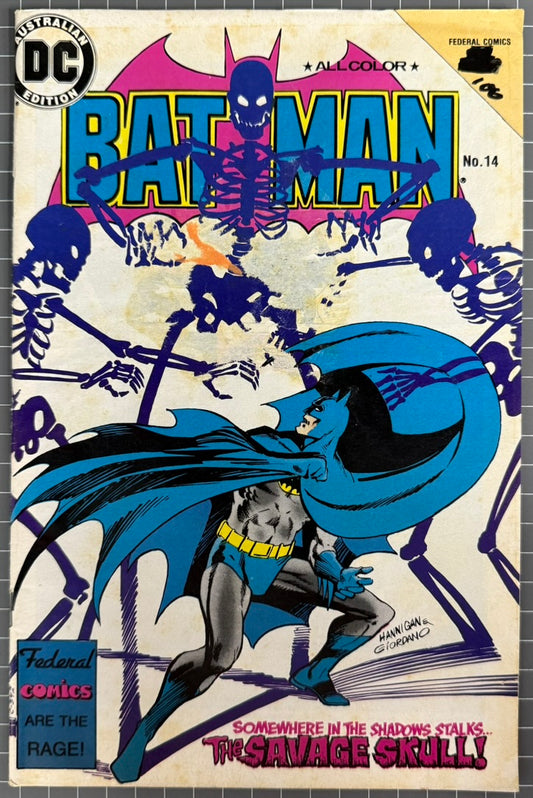 BATMAN #14 [FEDERAL COMICS] AUSTRALIAN DC 1985
