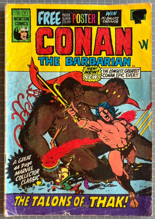CONAN THE BARBARIAN #2 [NEWTON COMICS] AUSTRALIAN MARVEL 1975