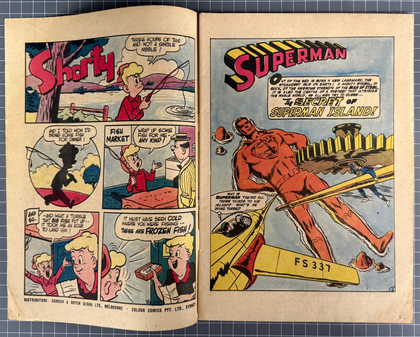 SUPERMAN #118 [COLOUR COMICS] AUSTRALIAN PRE-DECIMAL *SCARCE* 1957