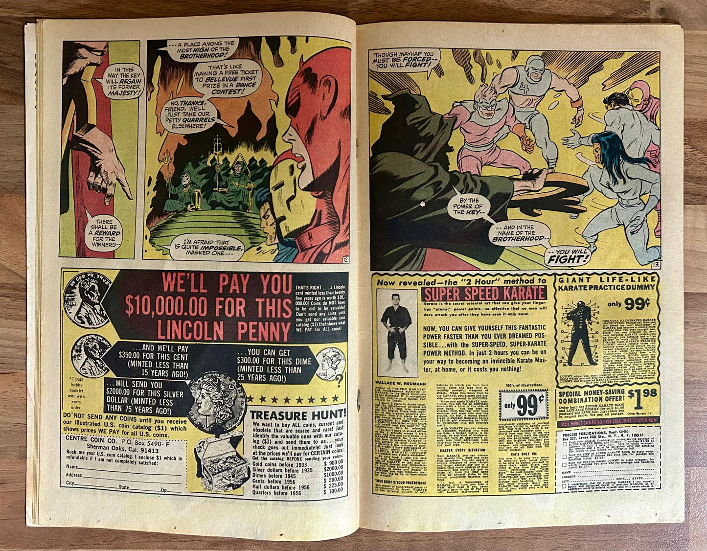 DAREDEVIL #73 [MARVEL COMICS] DIRECT 1971 GD
