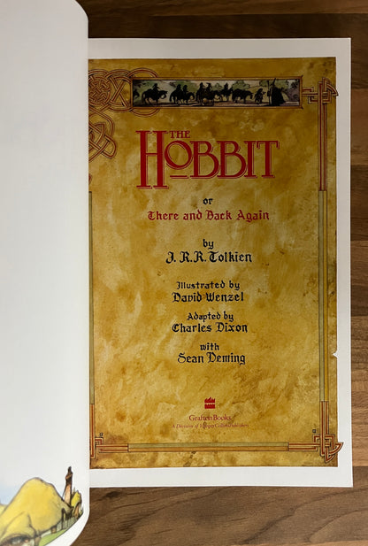 J.R.R Tolkien The Hobbit Graphic Novel - Illus. David Wenzel, Dixon 1991