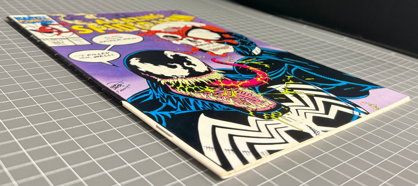 🔑 AMAZING SPIDER-MAN #347 [MARVEL COMICS] DIRECT *VENOM* 1991 VF-