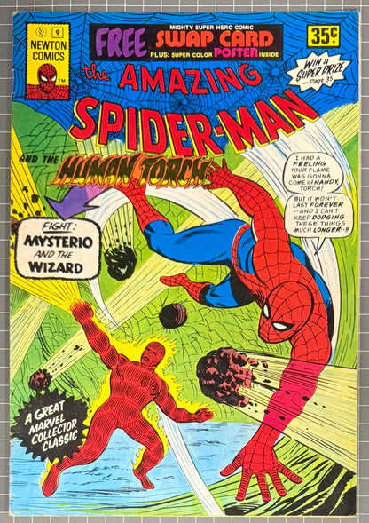 🔑 THE AMAZING SPIDER-MAN #9 [NEWTON COMICS] AUSTRALIAN MARVEL 1975