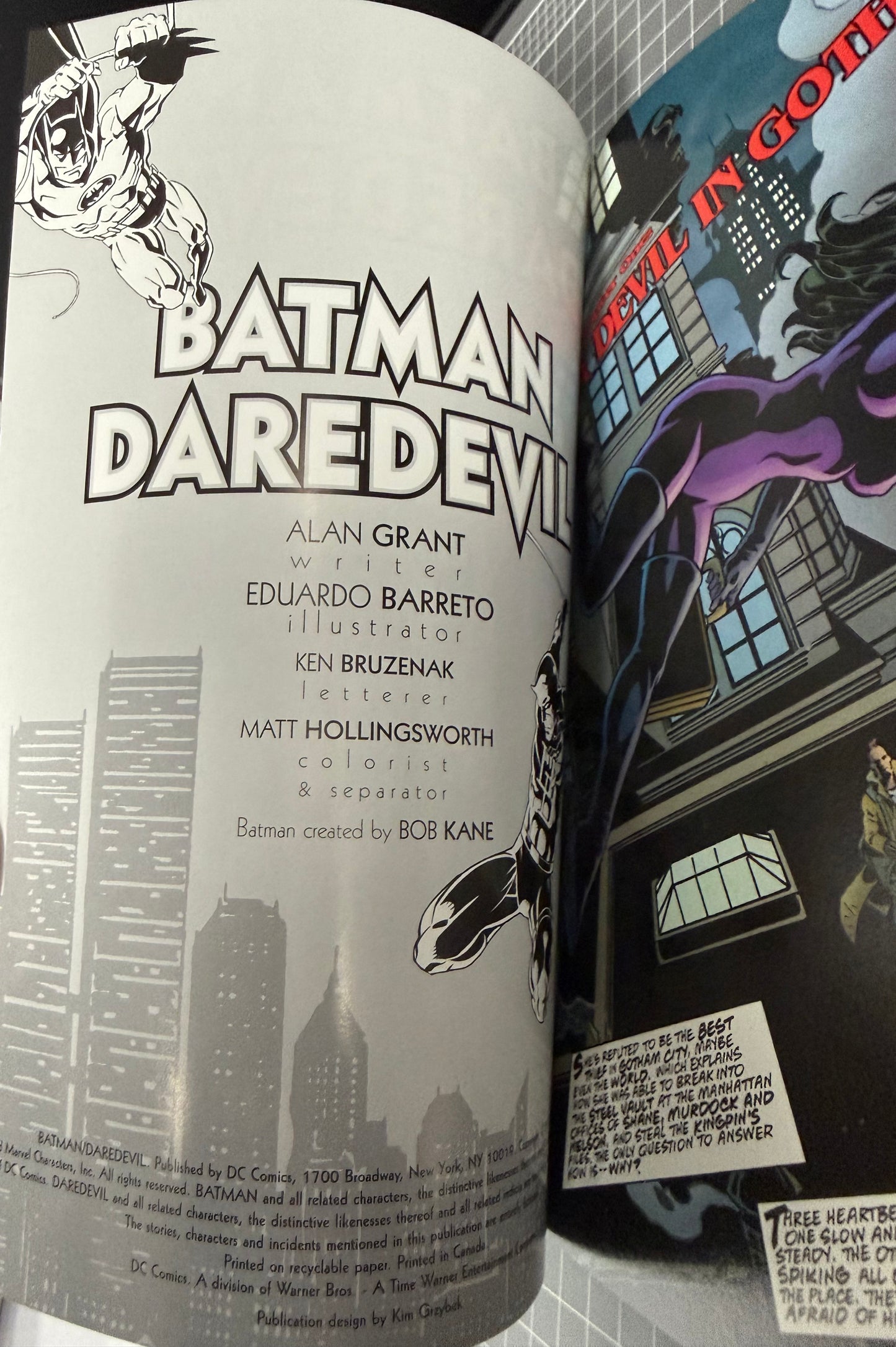 BATMAN / DAREDEVIL [DC COMICS] 2000 NM