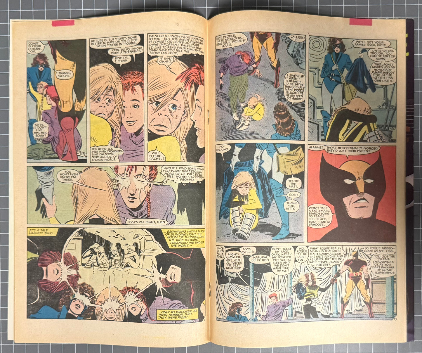 THE UNCANNY X-MEN #195 [MARVEL COMICS] NEWSSTAND 1985 FN