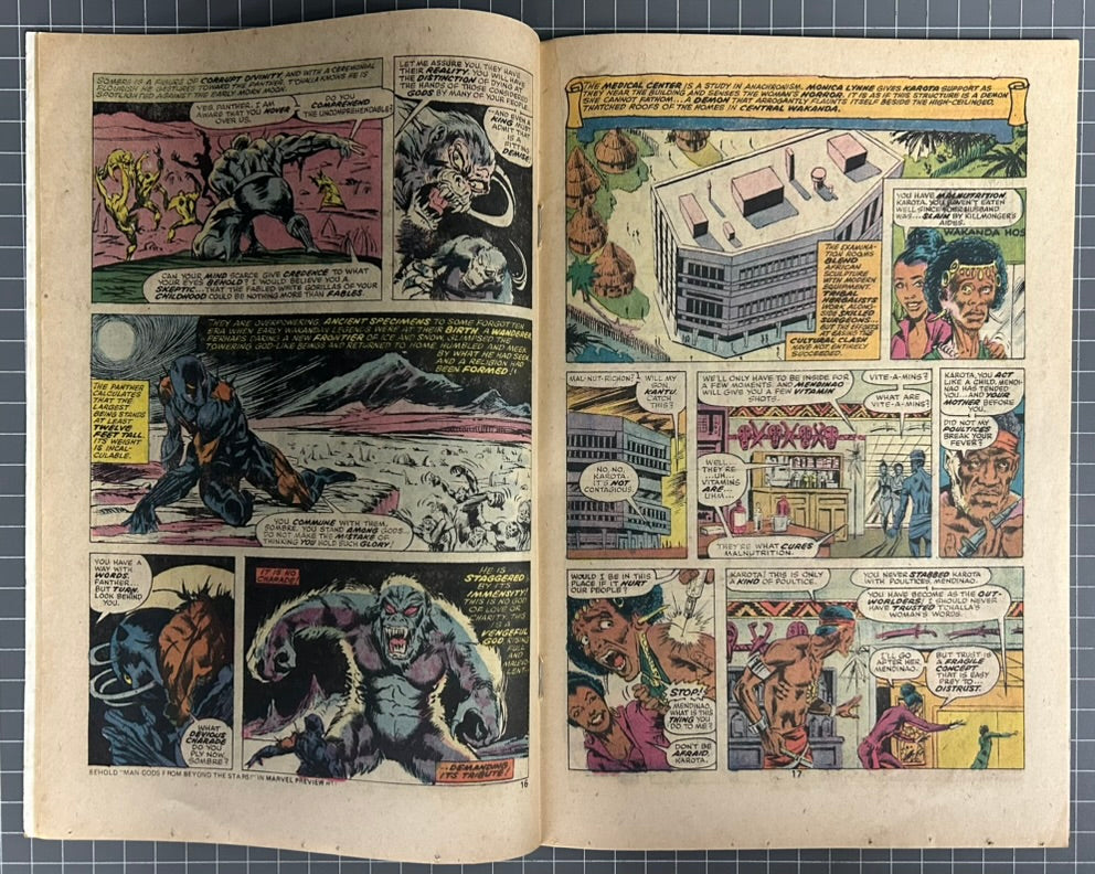 JUNGLE ACTION #13 [MARVEL COMICS] DIRECT 1974 VG/FN