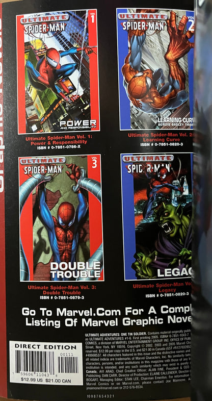 ULTIMATE ADVENTURES ONE TIN SOLDIER [MARVEL] TPB COMIC 2005