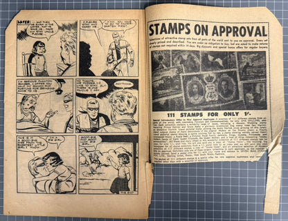 PHANTOM RANGER #132 [TRICHO] AUSTRALIAN PRE-DECIMAL COMIC 1960