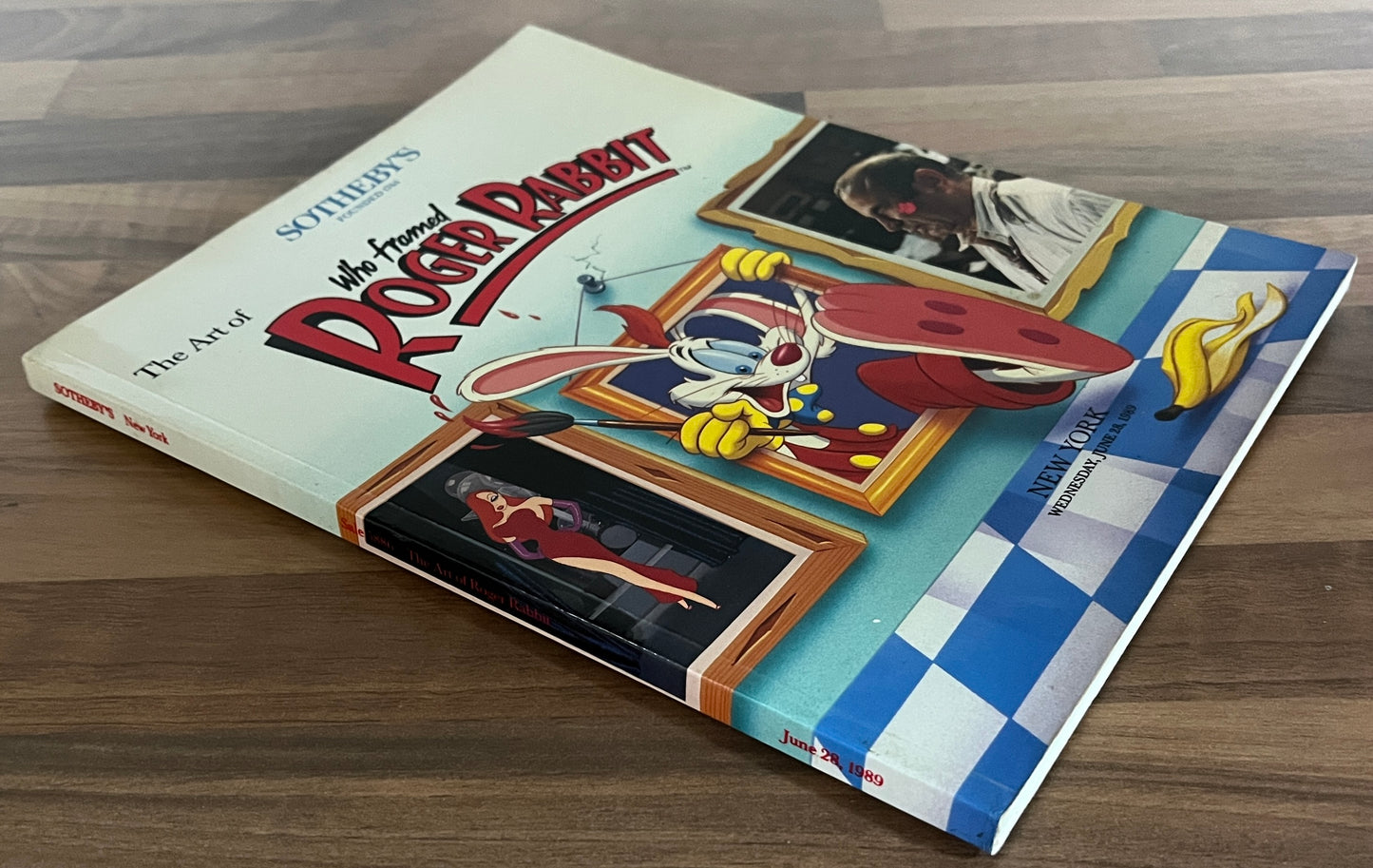 Sotheby's The Art of Who framed ROGER RABBIT Auction Catalogue New York  1989