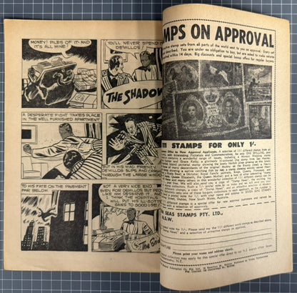THE SHADOW #81 [TRICHO] AUSTRALIAN PRE-DECIMAL COMIC 1961
