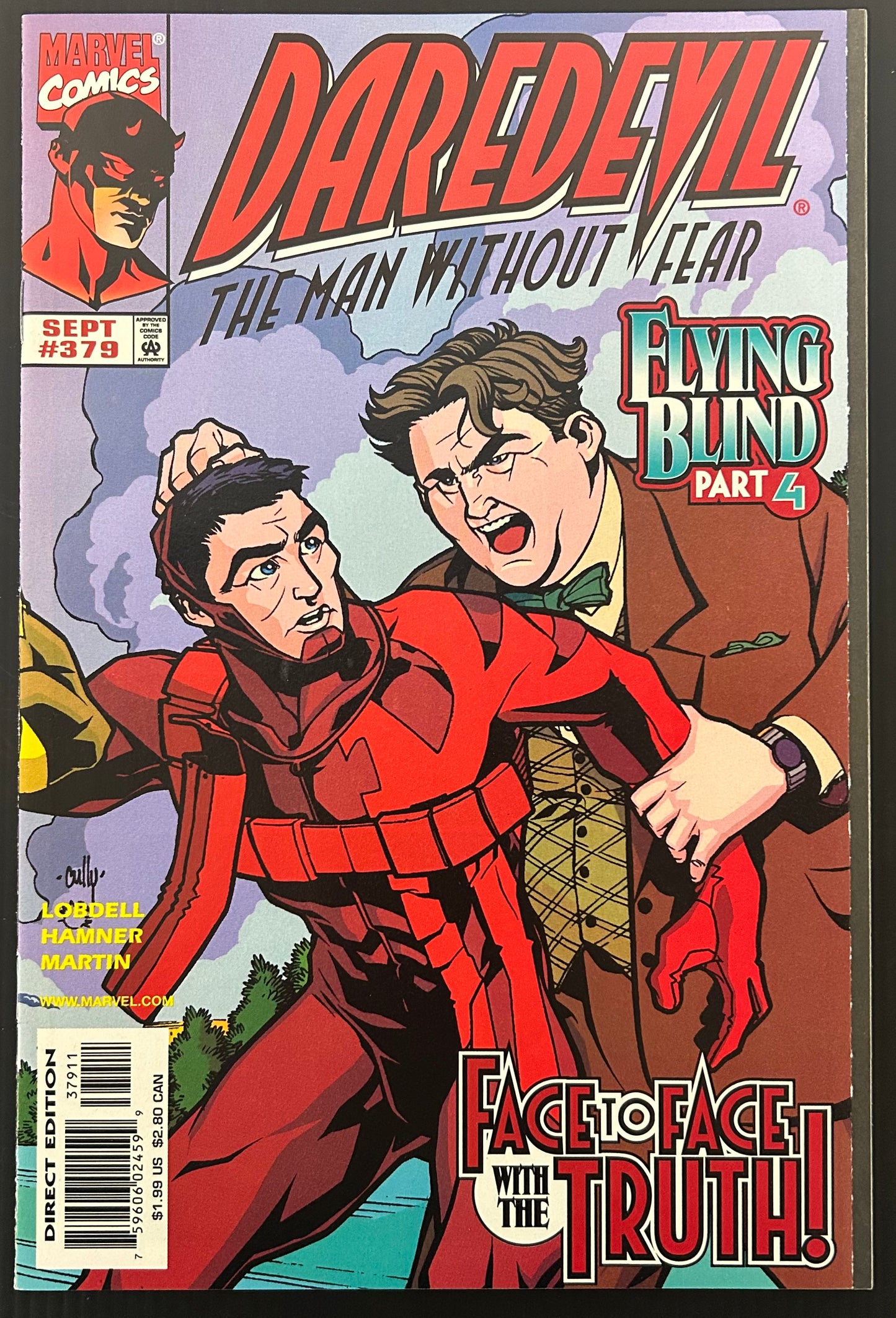DAREDEVIL #379 [MARVEL COMICS] DIRECT 1998 VF+