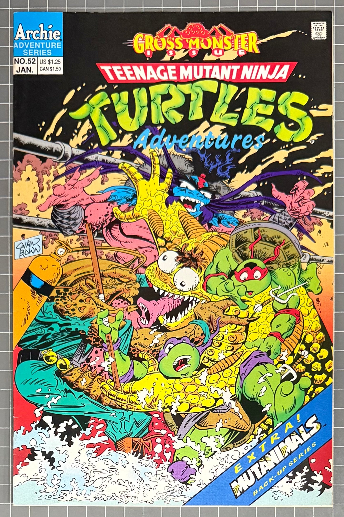 TEENAGE MUTANT NINJA TURTLES ADVENTURES #52 [ARCHIE] DIRECT COMIC 1994 VF-