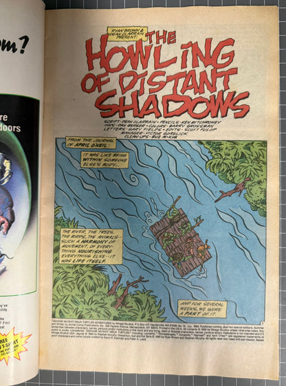 TEENAGE MUTANT NINJA TURTLES ADVENTURES #15 [ARCHIE] NEWSSTAND COMIC 1990 VG/FN