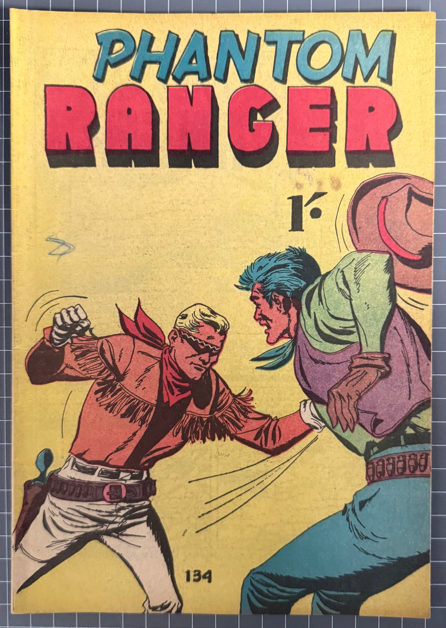 PHANTOM RANGER #134 [TRICHO PUBLICATIONS] AUSTRALIAN PRE-DECIMAL COMIC 1961