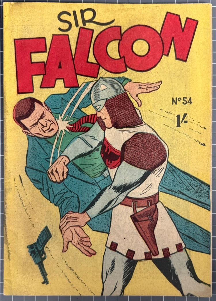 SIR FALCON #54 [TRICHO PUBLICATIONS] AUSTRALIAN PRE-DECIMAL COMIC 1963