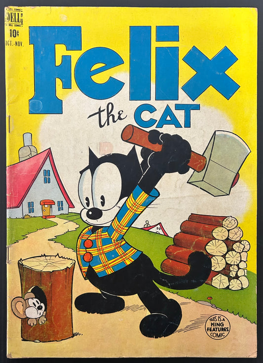 FELIX THE CAT #5 [DELL COMICS] DIRECT 1945 VG