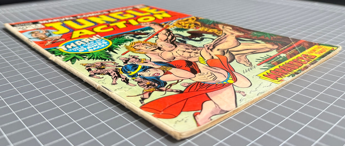 JUNGLE ACTION #4 [MARVEL COMICS] 1973 GD+