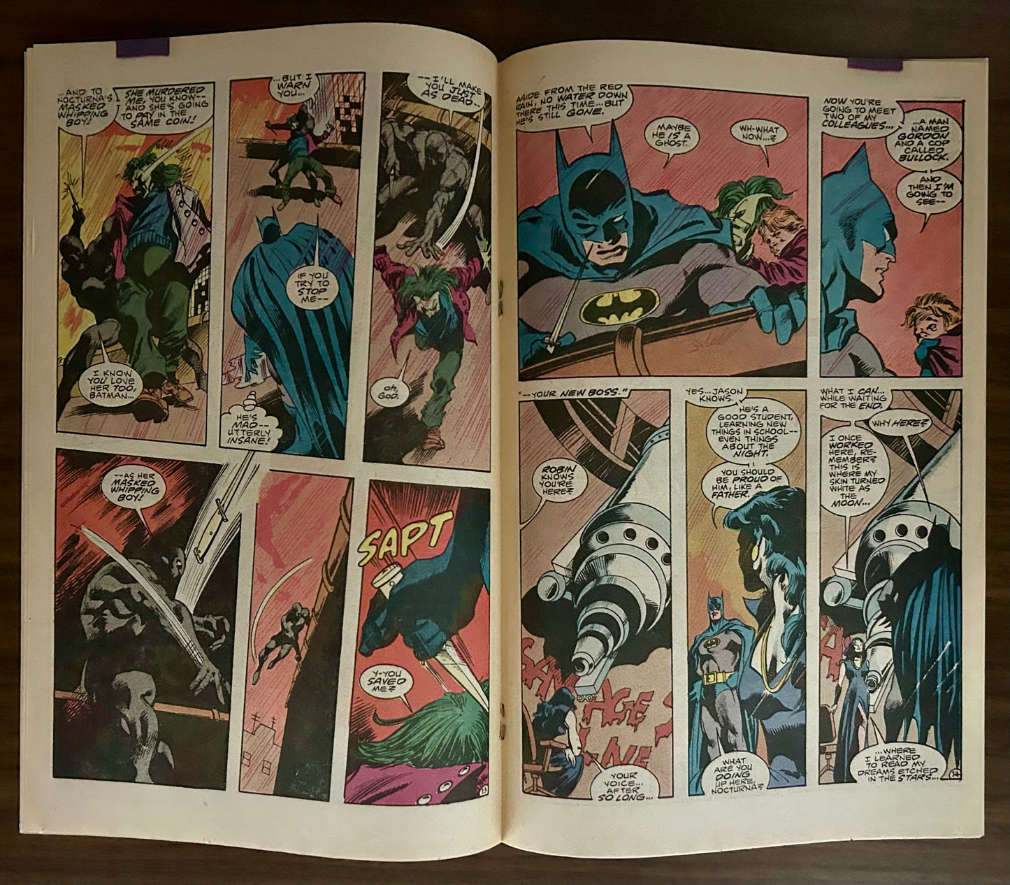 DETECTIVE COMICS #556 [DC COMICS] NEWSSTAND 1985 FN/VF