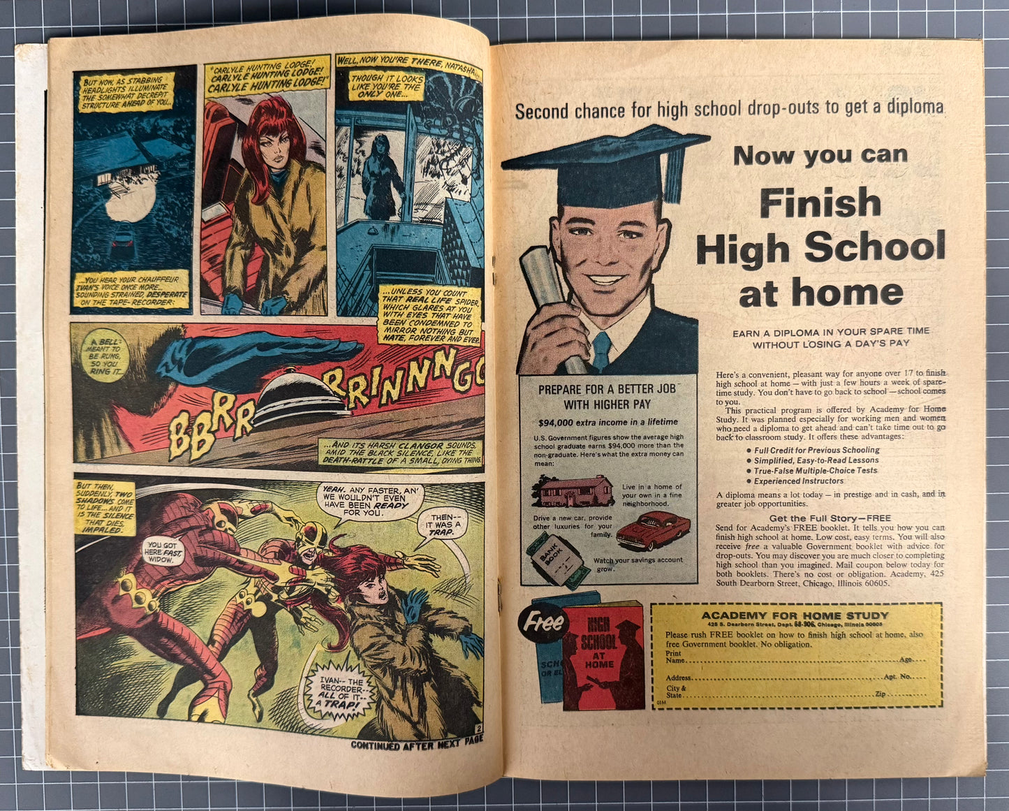 AMAZING ADVENTURES #8 [MARVEL COMICS] *INHUMANS & BLACK WIDOW* 1971 GD+