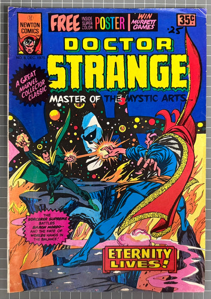 DOCTOR STRANGE #8 + POSTER [NEWTON COMICS] AUSTRALIAN 1975