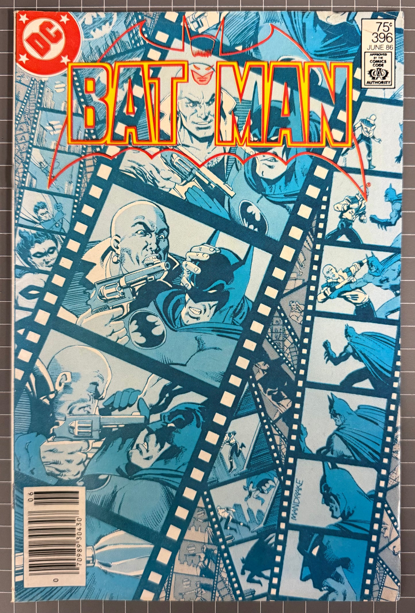 BATMAN #396 [DC COMICS] NEWSSTAND 1986 VG/FN