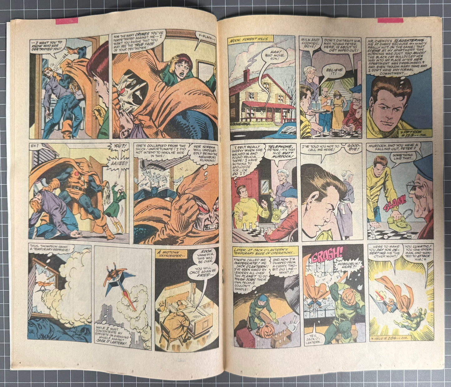 THE AMAZING SPIDER-MAN #288 [MARVEL COMICS] *GANG OF WAR PART 5* 1987 VG/FN