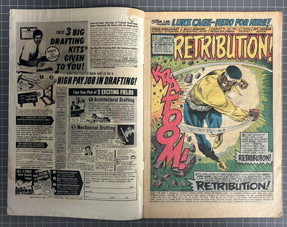 HERO FOR HIRE #14 [MARVEL COMICS] *LUKE CAGE* DIRECT 1973