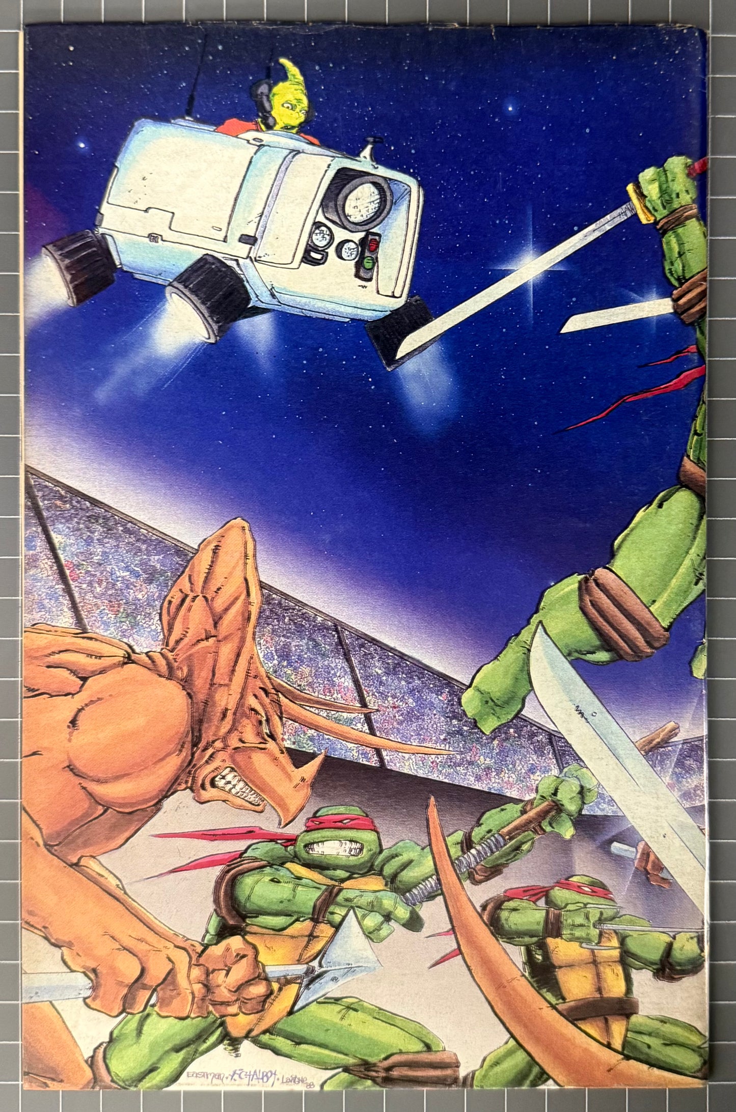 🔑 TEENAGE MUTANT NINJA TURTLES #6 (TMNT) [MIRAGE] 2ND PRINT COMIC 1987 VG+