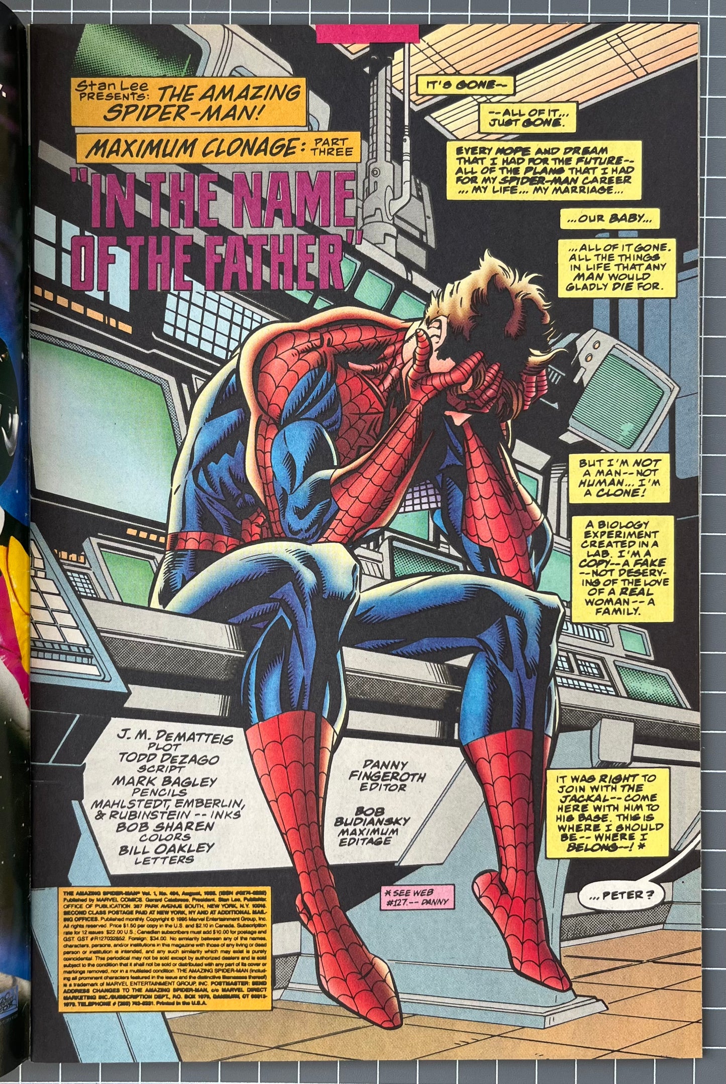 THE AMAZING SPIDER-MAN #404 [MARVEL COMICS] NEWSSTAND 1995 VF-