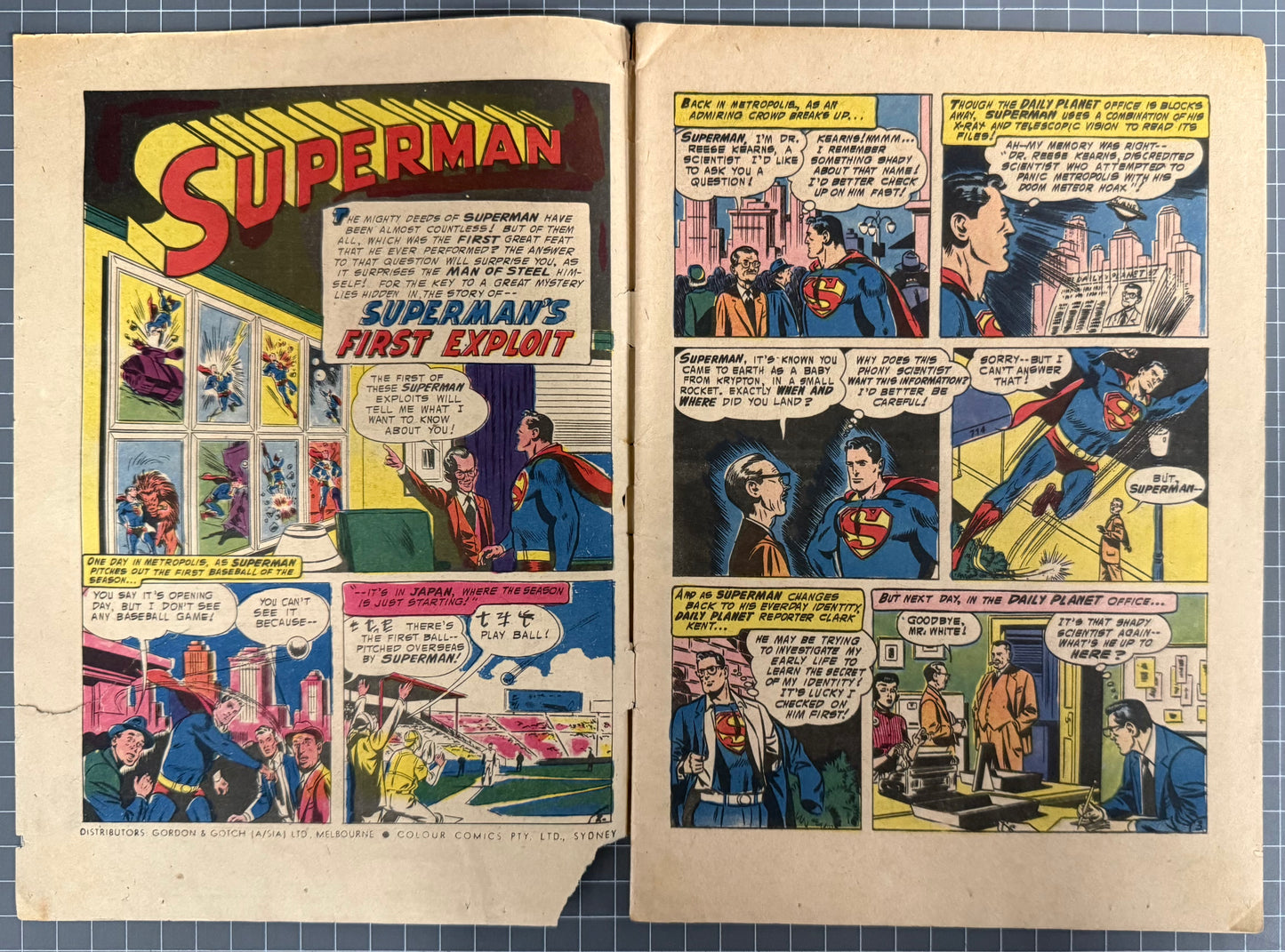 SUPER ADVENTURE COMIC #78 [COLOUR COMICS] AUSTRALIAN PRE-DECIMAL *SCARCE* 1956