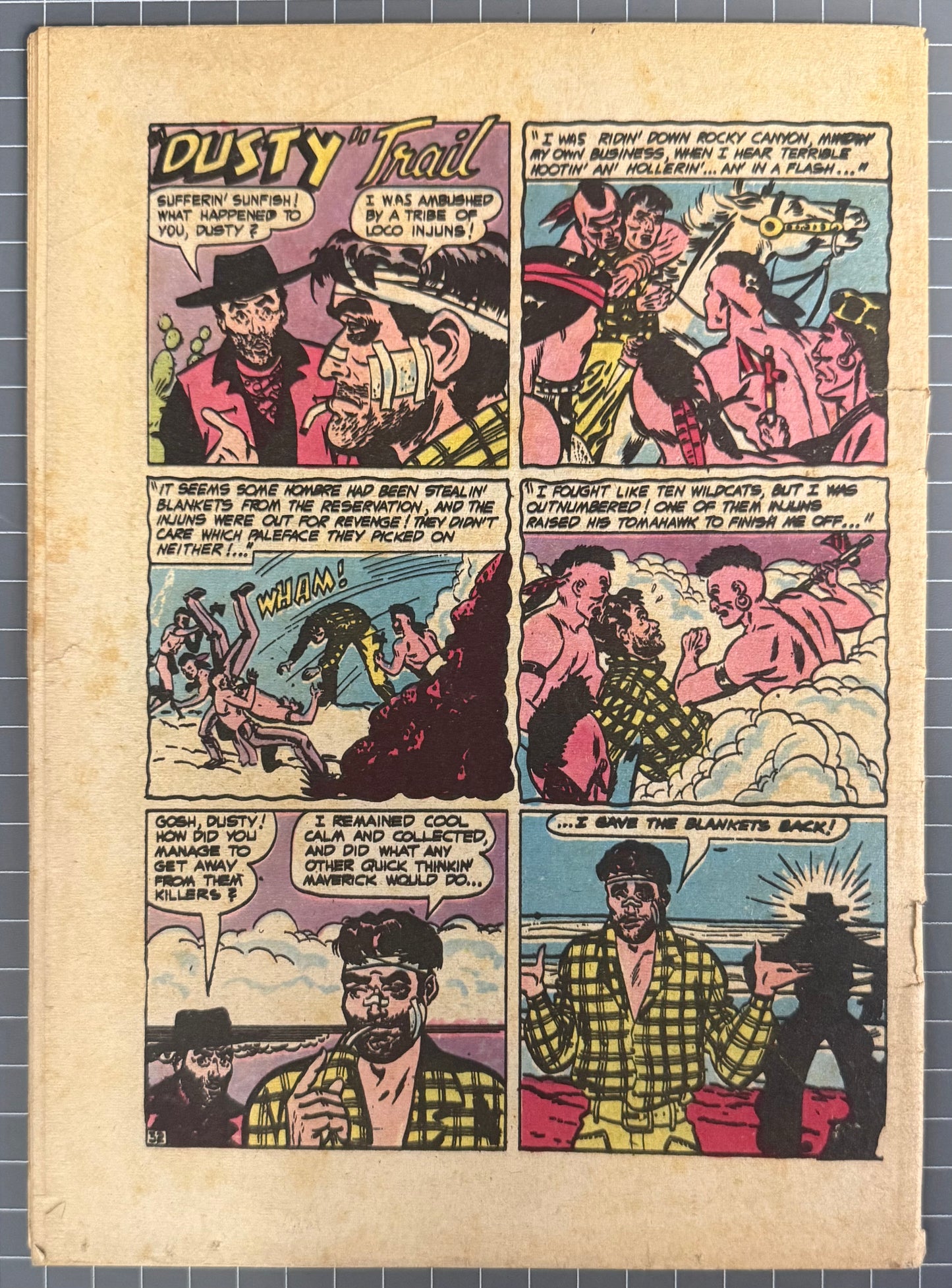 DAVY CROCKETT AND THE FRONTIER FIGHTERS #10 [COLOUR COMICS] AUSTRALIAN 1956