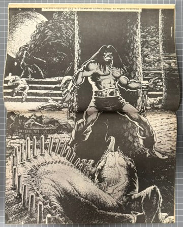 🔑 CONAN THE BARBARIAN #11 + POSTER [NEWTON COMICS] AUSTRALIAN *RED SONJA* 1975