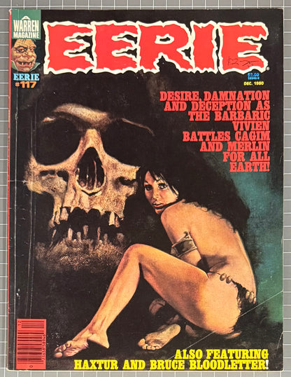 EERIE #117 [WARREN] HORROR COMIC MAGAZINE 1980 VG+