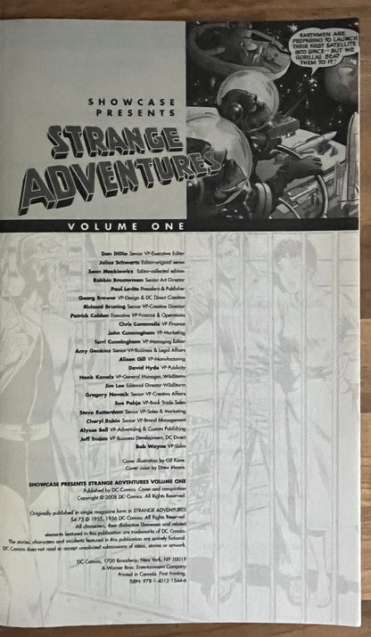 Showcase Presents: Strange Adventures Volume 1, First Print, DC Comics