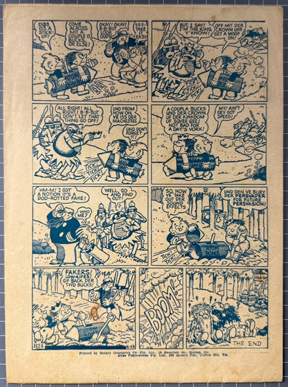 THE KATZENJAMMER KIDS #10 (ATLAS PUBLICATIONS) AUSTRALIAN PRE-DECIMAL COMIC 1951