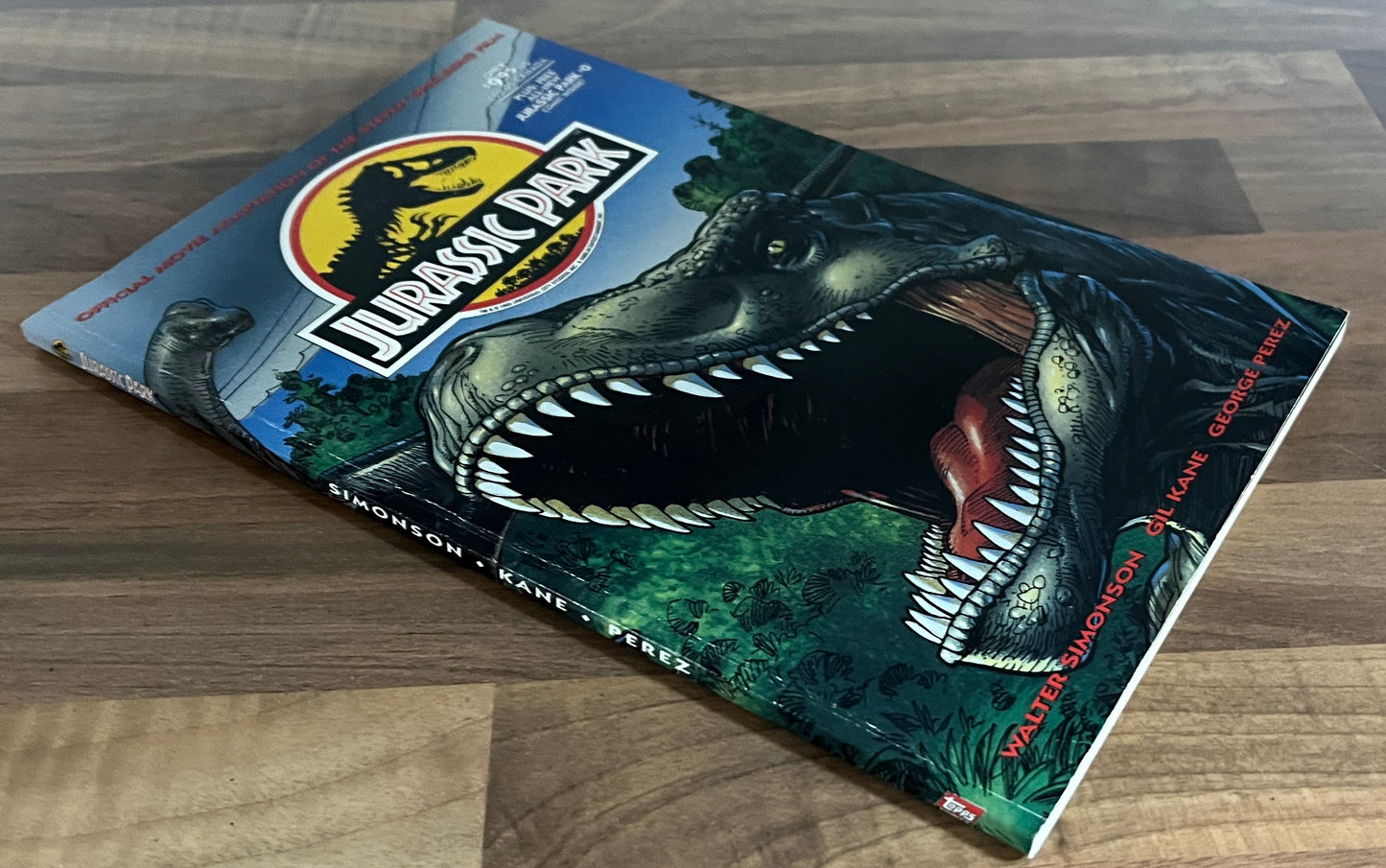 JURASSIC PARK Movie Adaptation  #0 TOPPS TPB Walt Simonson Gil Kane George Perez
