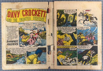 DAVY CROCKETT AND THE FRONTIER FIGHTERS #9 [COLOUR COMICS] AUSTRALIAN 1956