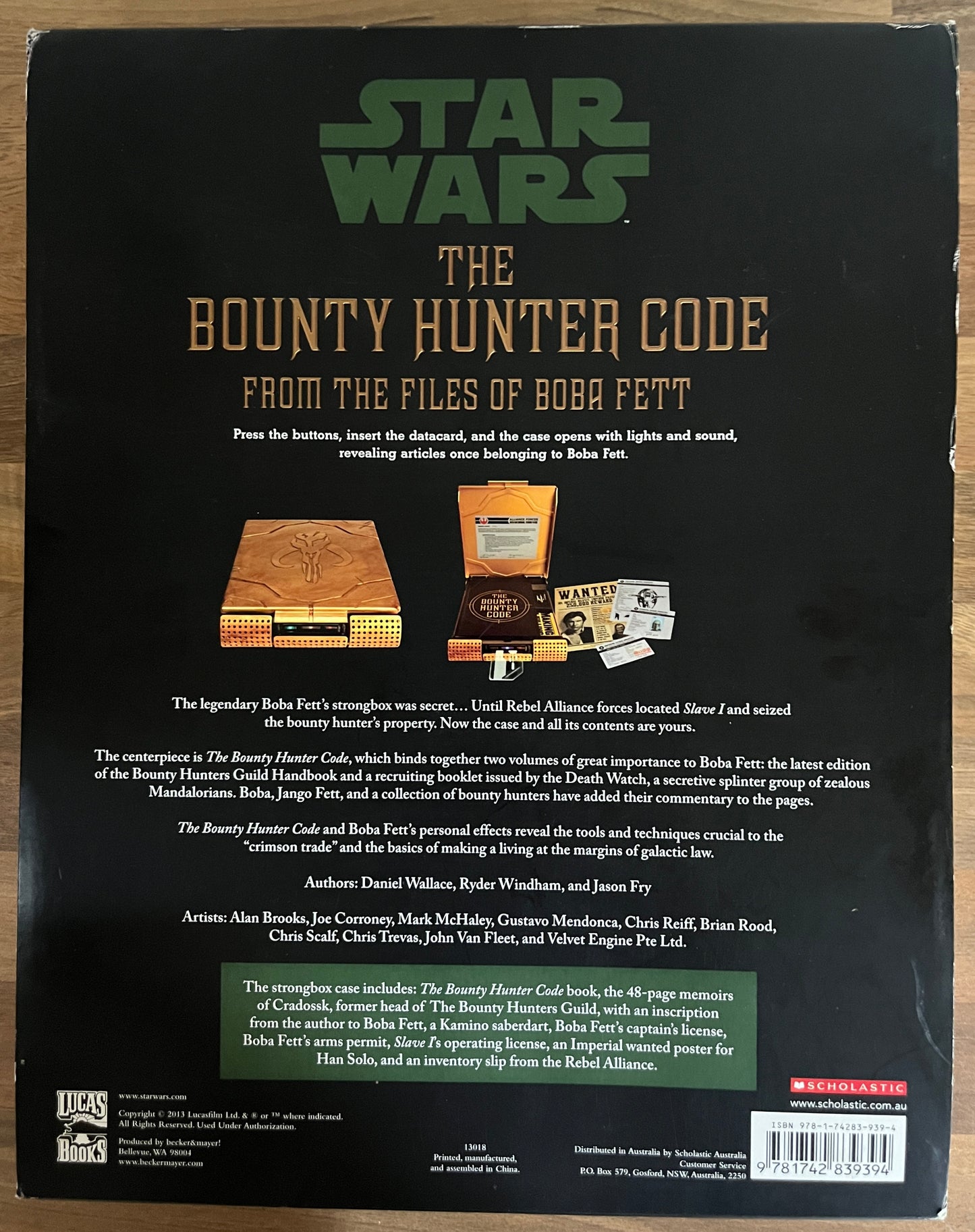 STAR WARS THE BOUNTY HUNTER CODE FROM THE FILES OF BOBA FETT DELUXE VAULT ED.