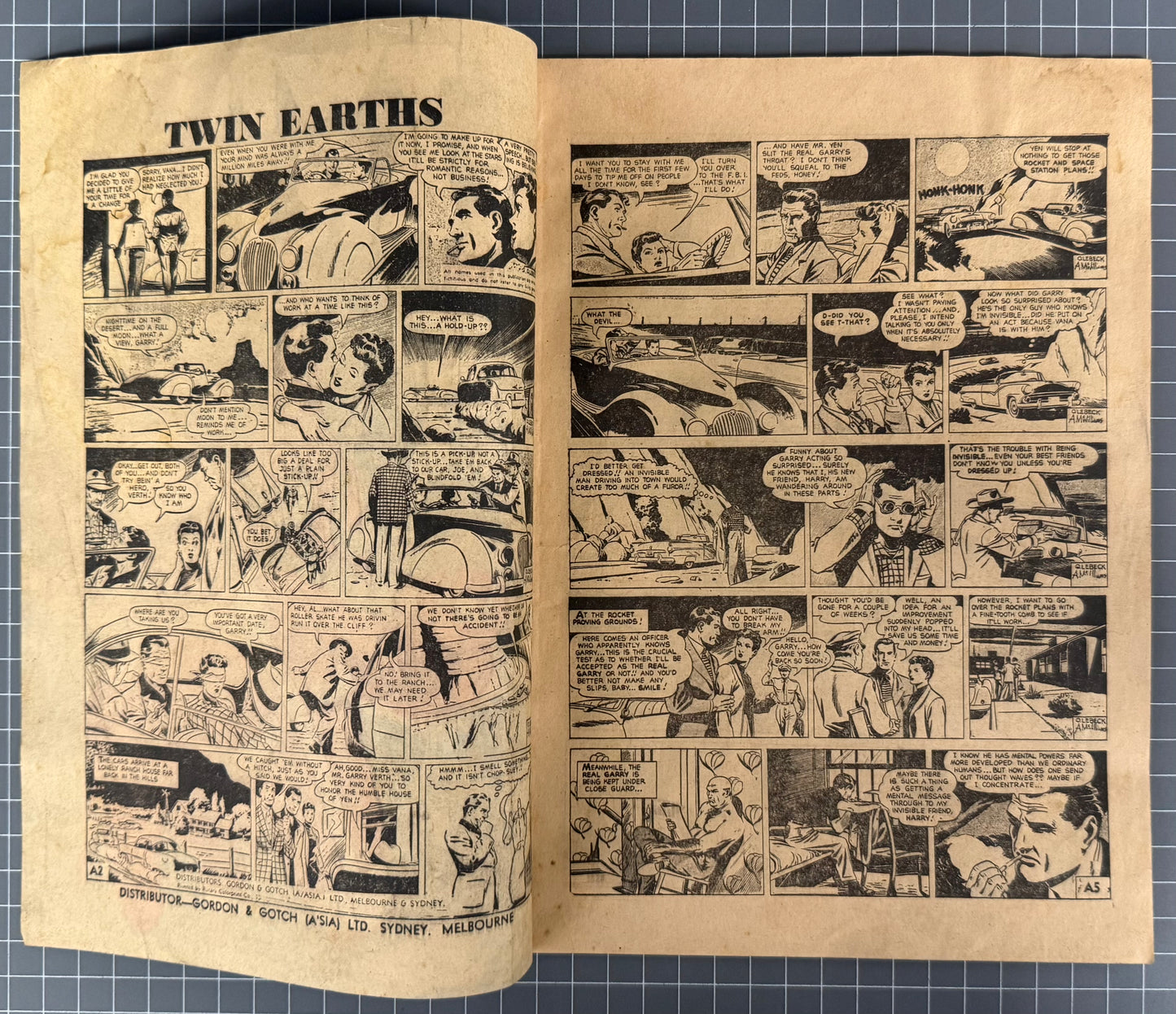 TWIN EARTHS #15 [PAGE PUBLICATIONS] AUSTRALIAN COMIC 1970