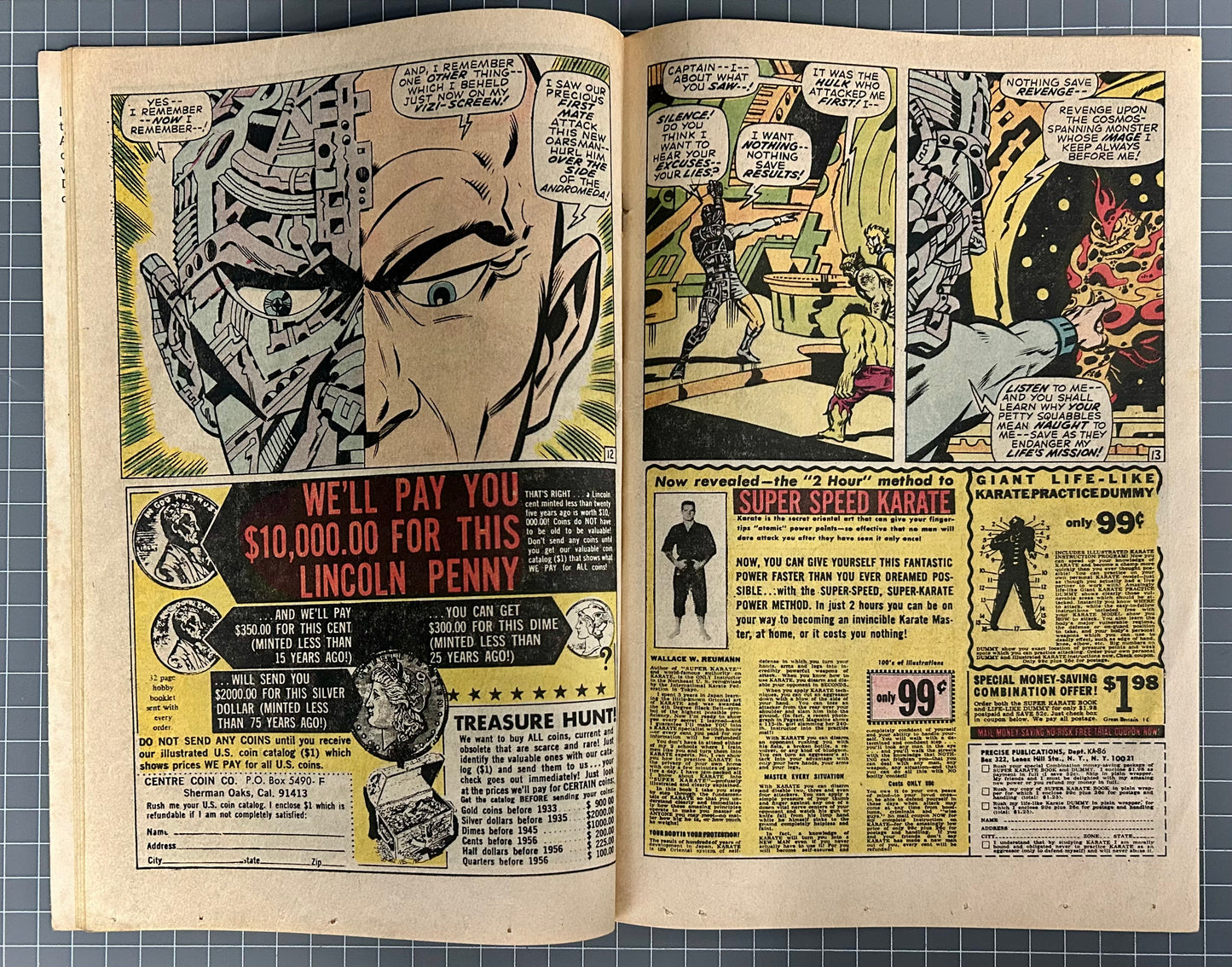 THE INCREDIBLE HULK #137 [MARVEL COMICS] DIRECT 1971