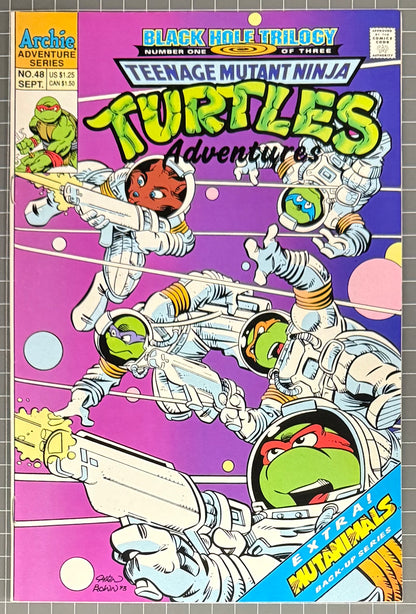 TEENAGE MUTANT NINJA TURTLES ADVENTURES #48 [ARCHIE] DIRECT COMIC 1993 VF+